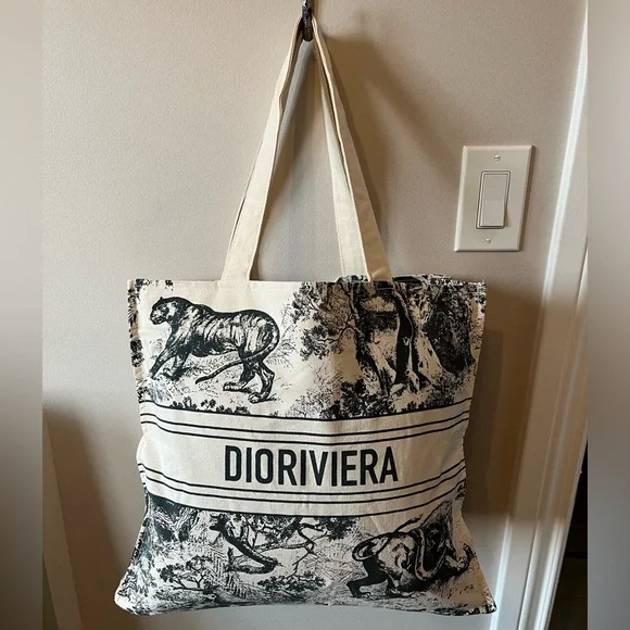 Authentic Christian Dior Beaute Canvas Tote Bag - Picture 2 of 7